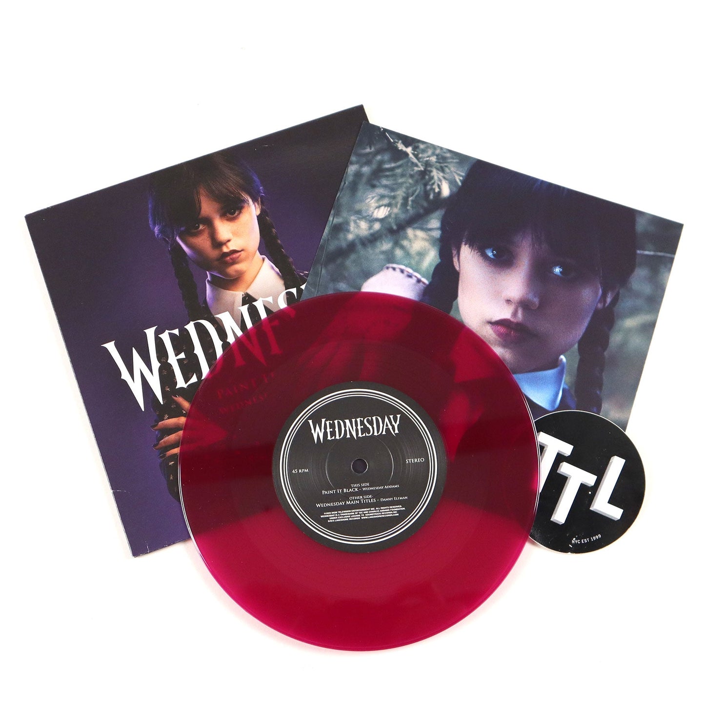 Wednesday Addams & Danny Elfman: Paint It Black (Colored Vinyl) Vinyl 7" { vinyl }