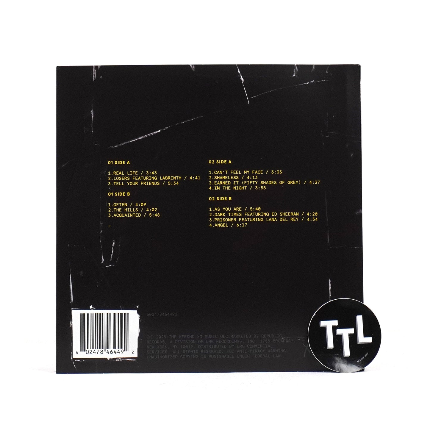 The Weeknd: Beauty Behind The Madness - Decade Edition (Colored Vinyl) Vinyl 2LP { vinyl }