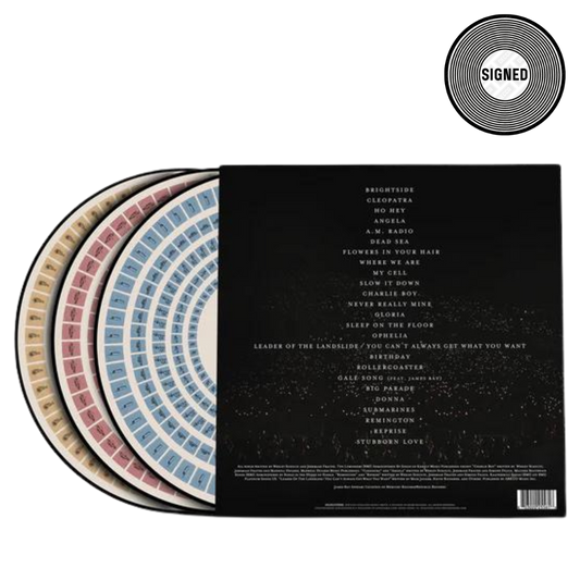Live From Wrigley Field:  Signed Limited Edition Picture Disc Zoetrope 3LP { vinyl }